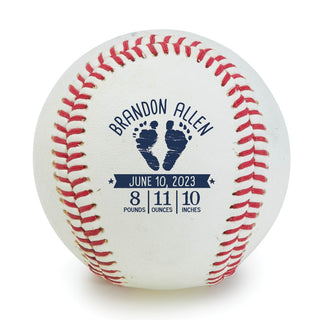 Special Delivery Baby Birth Personalized Baseball