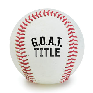 G.O.A.T Personalized Baseball
