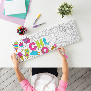 DIY color your own sweet treat gallery canvas