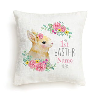 My 1st Easter Girl Personalized Keepsake 8x8 Mini Pillow