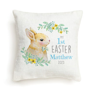 My 1st Easter Boy Personalized Keepsake 8x8 Mini Pillow