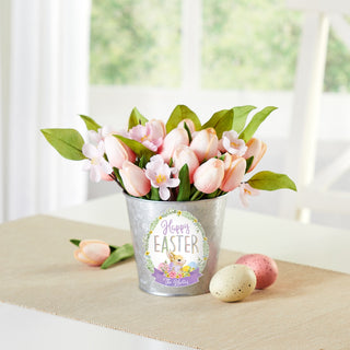 Happy Easter Personalized 4" Tin Bucket