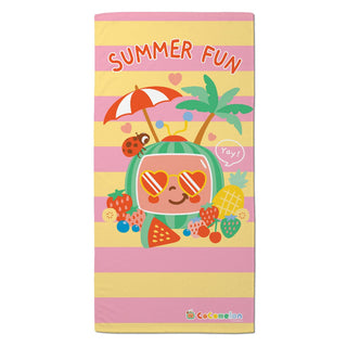 CoComelon Summer Fun Plush Beach Towel
