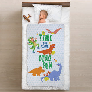 Blippi Time for Dino Fun Fuzzy Blanket