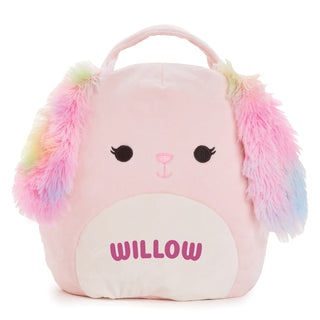 Squishmallow Bop The Bunny Plush Treat Bag with Pink Name