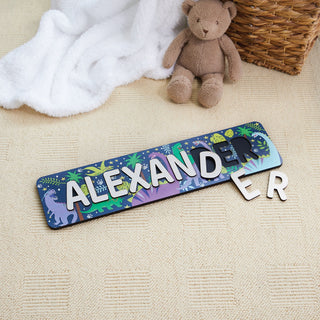 Dinosaur Wood Name Puzzle 6-9 Letters