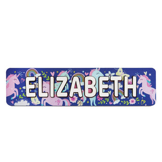 Pretty Unicorn Wood Name Puzzle 6-9 Letters