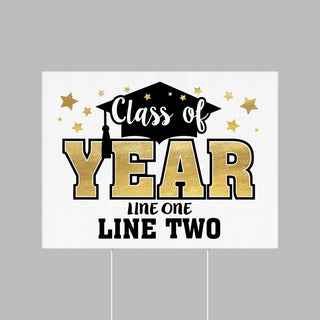 Class of Graduation Personalized Yard Sign
