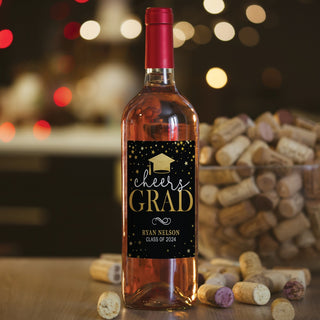 Cheers Grad Wine Labels