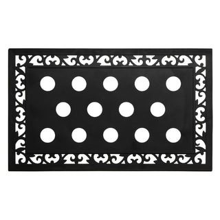 Her Flower Garden Personalized Narrow Doormat with Frame