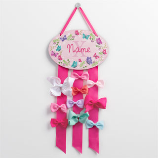 Pretty Butterflies Personalized Bow Holder