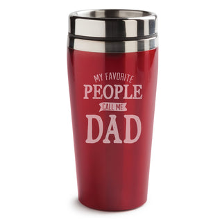 My Favorite People Call Me Personalized Red Travel Mug