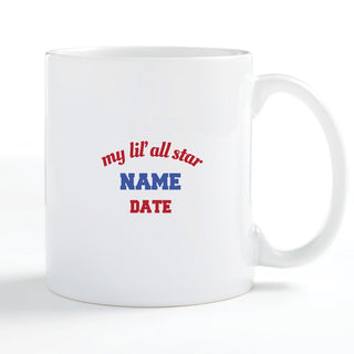 New Daddy Rookie Season Personalized Coffee Mug - 11 oz.