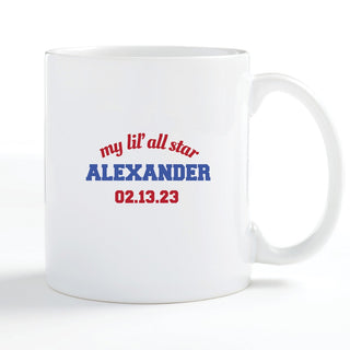 New Daddy Rookie Season Personalized Coffee Mug - 11 oz.