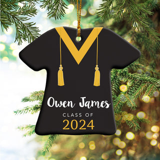 Graduation T-Shirt Personalized Ornament