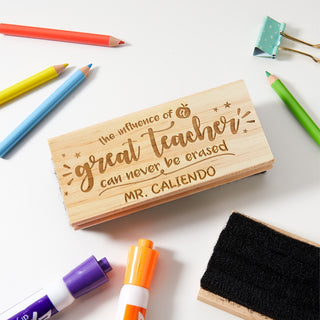 The Influence of a Great Teacher Wood Handle Felt Eraser