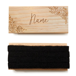 Script Name Personalized Wood Handle Felt Eraser