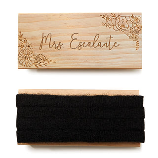 Script Name Personalized Wood Handle Felt Eraser