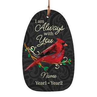 I Am Always With You Cardinal Memorial Wind Chime