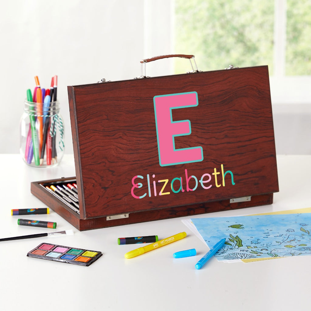 Pastel Initial and Name Art Kit – Personalized Planet