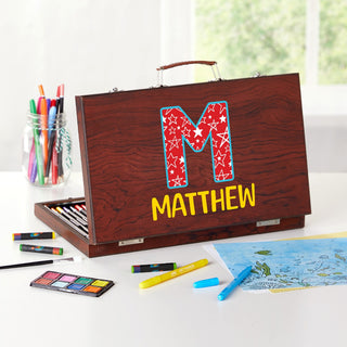 Primary Color Initial and Name Art Kit