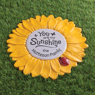 You are My Sunshine Sunflower Garden Stone