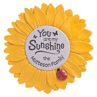 You are My Sunshine Sunflower Garden Stone
