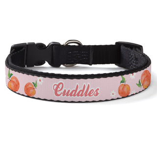 Peaches Pattern Pet Collar 20"-26" - Large