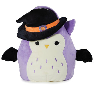 Squishmallows Plush Treat Bag - Holly the Owl with Hat