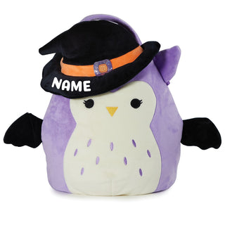 Squishmallows Plush Treat Bag - Holly the Owl with Hat