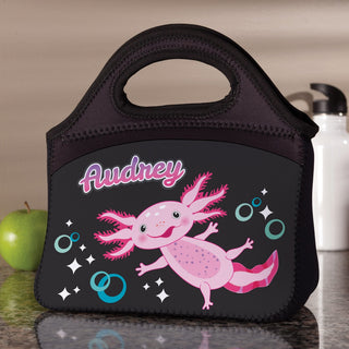 Happy Axolotl Personalized Lunch Tote