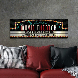 Family Movie Theater 9x27 LED Canvas