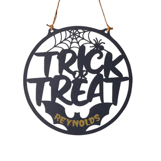Trick or Treat wood decoration