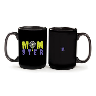 MOMster 15 oz Personalized Black Mug