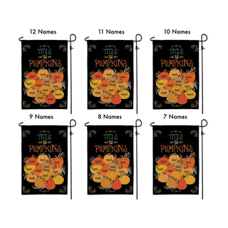 Grandma's 'lil Pumpkins Personalized Fall Garden Flag