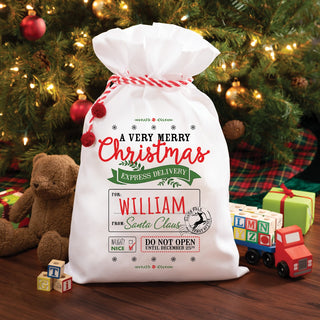 Christmas Express Delivery 30x48 Personalized Santa Sack
