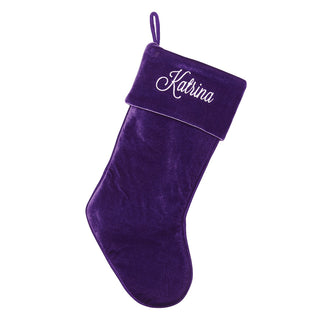 Royal Velvet Personalized Stocking