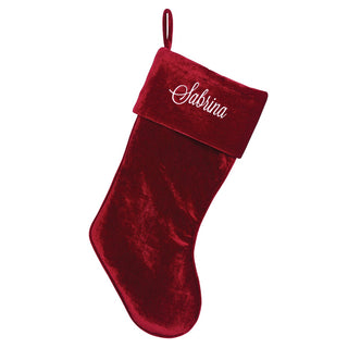 Royal Velvet Personalized Stocking