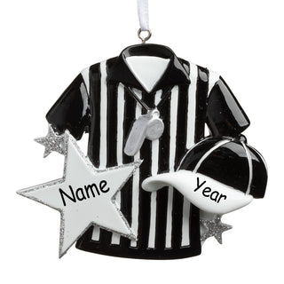 Referee Uniform Personalized Ornament