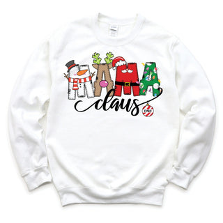 Mama Claus Adult White Sweatshirt - 1 Child