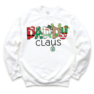Daddy Claus Adult White Sweatshirt - 1 Child