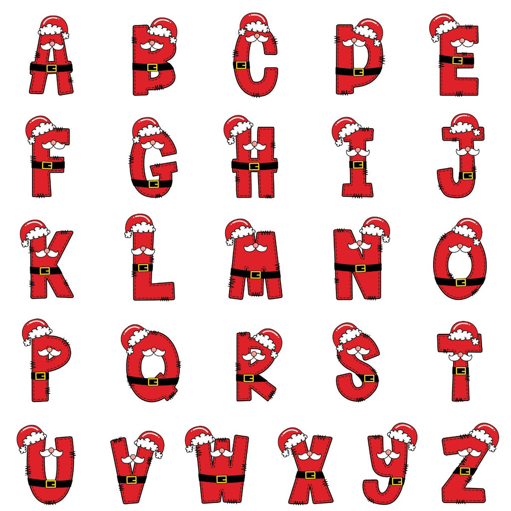 Santa Initial Pajamas – Personalized Planet