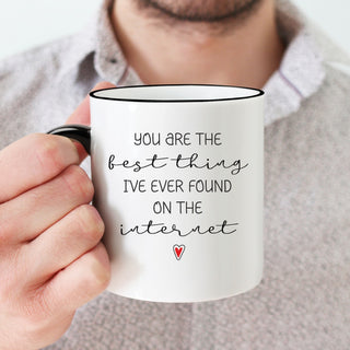 You're the Best Thing Personalized Black Handle Mug