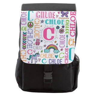 My Name Pastel Colors Backpack