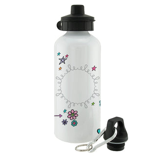 My Name Pastel Colors Water Bottle