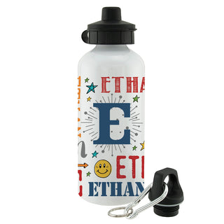 My Name Primary Colors Water Bottle