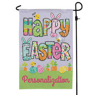 Cheerful Happy Easter Garden Flag