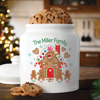 Gingerbread House Family Cookie Jar
