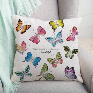 That Which Is Loved Is Always Beautiful 14" Throw Pillow