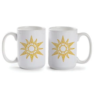 Summer Sunshine with Name White Mug - 15 oz.